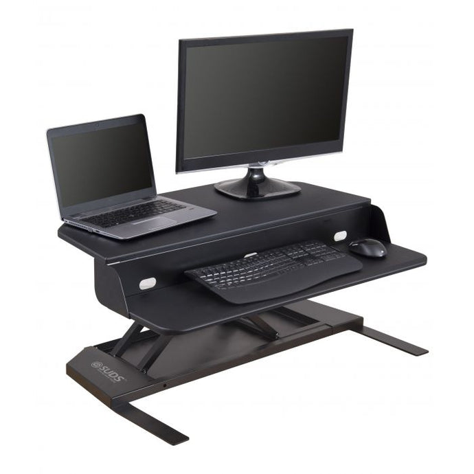 Corner Pro Adjustable Standing Desk Converter - Standing Desks Unlimited